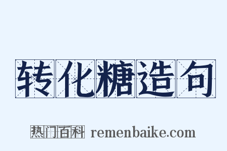 转化糖造句是什么意思的图片
